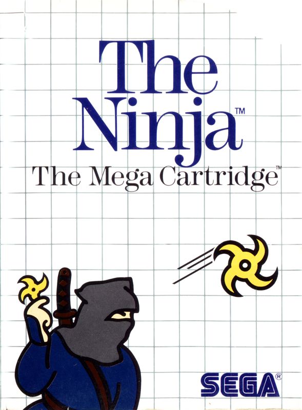 The Ninja box art for Sega Master System